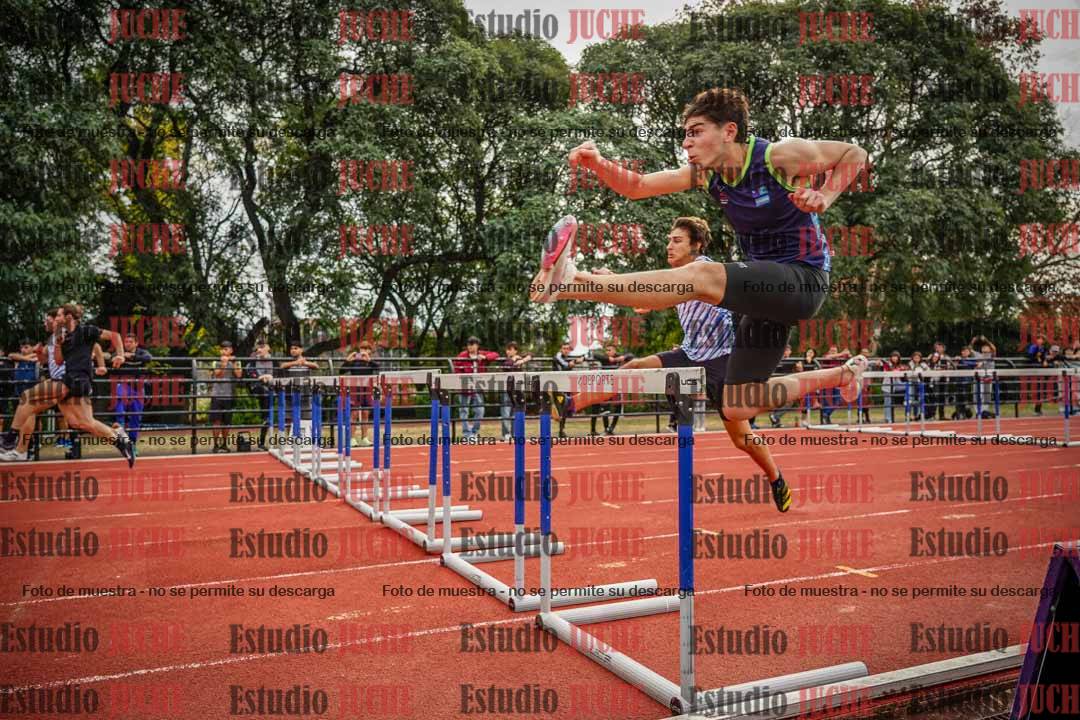 Fotos de los 110 m con vallas de varones - FINAL