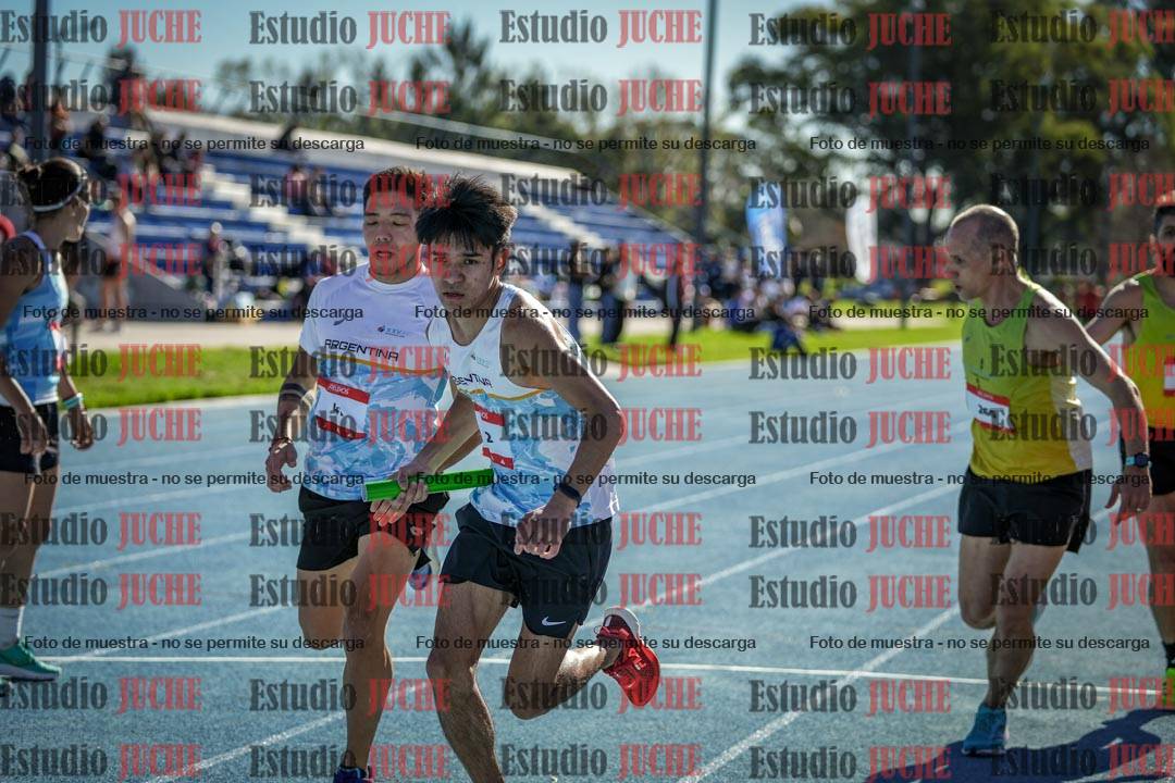 Fotos durante los relevos