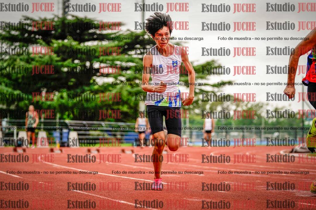 Fotos de los 100 m llanos de varones