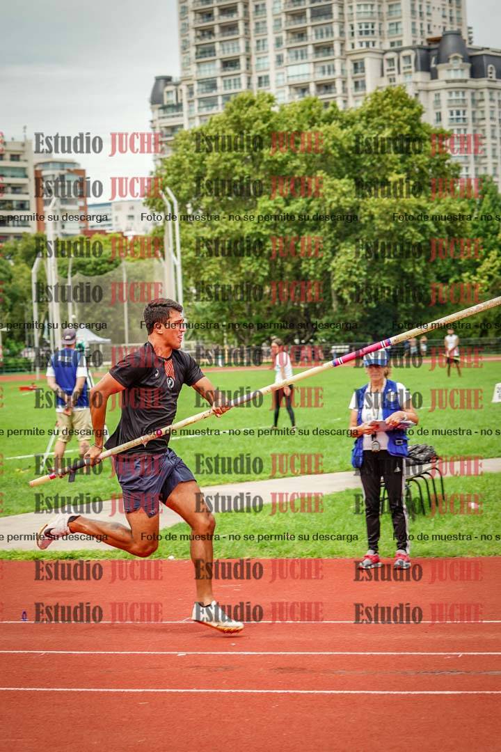Fotos del salto con garrocha de varones - decatlón 8