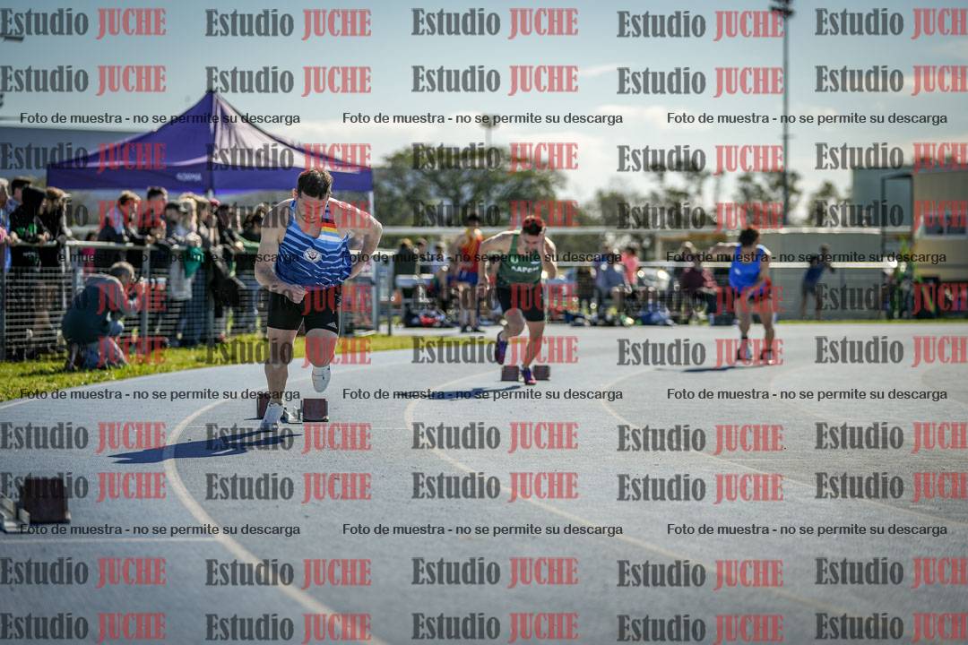 Fotos de los 400 m llanos de varones
