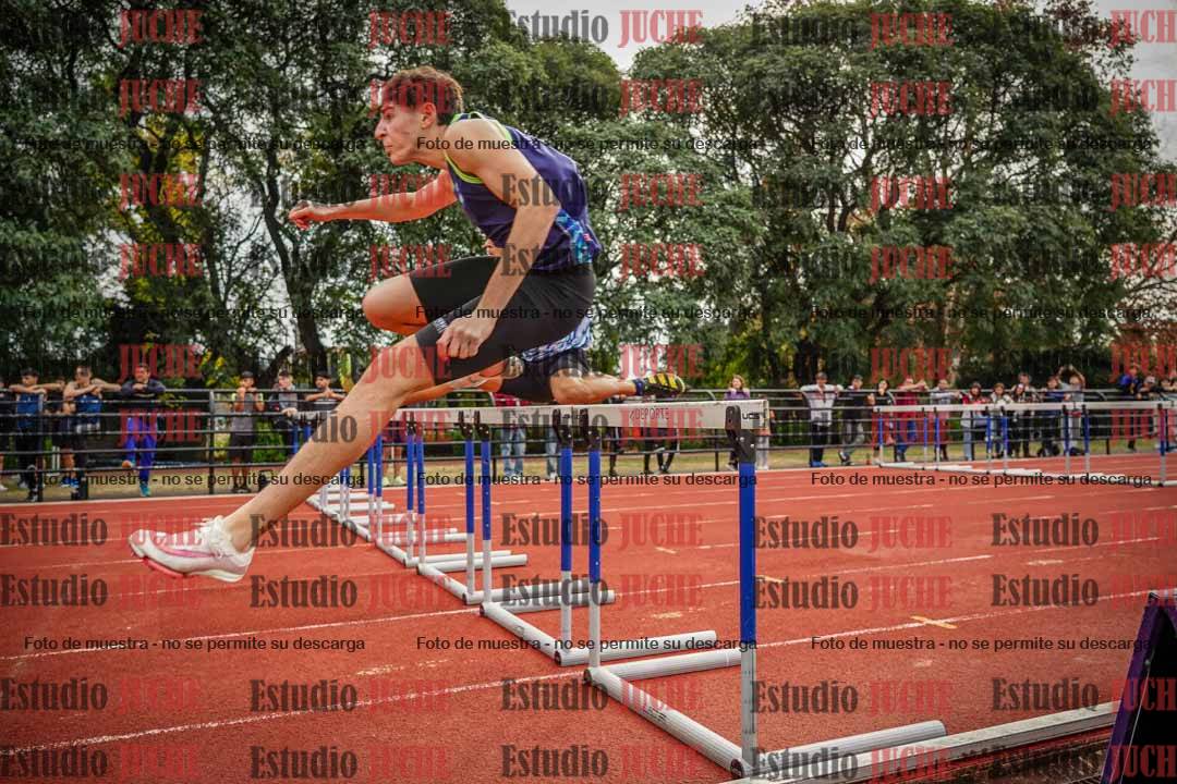 Fotos de los 110 m con vallas de varones - FINAL