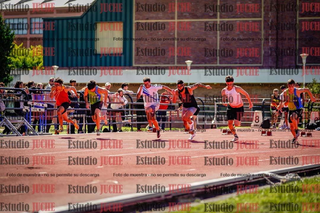 Fotos de los 100 m de varones