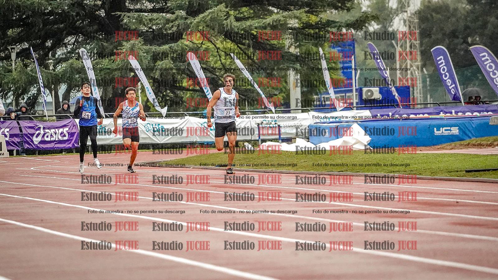 Fotos de los 400 m de varones