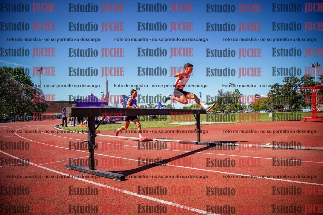 Fotos de los 3000 m con obstáculos de varones