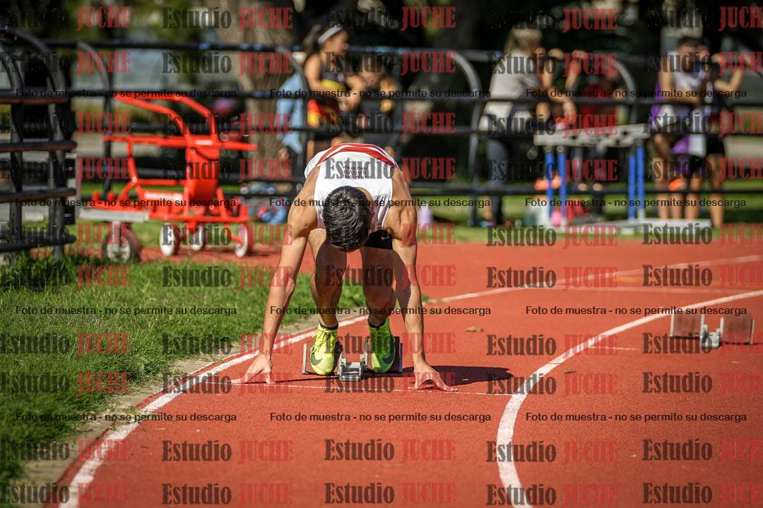 Fotos de los 200 m llanos de varones
