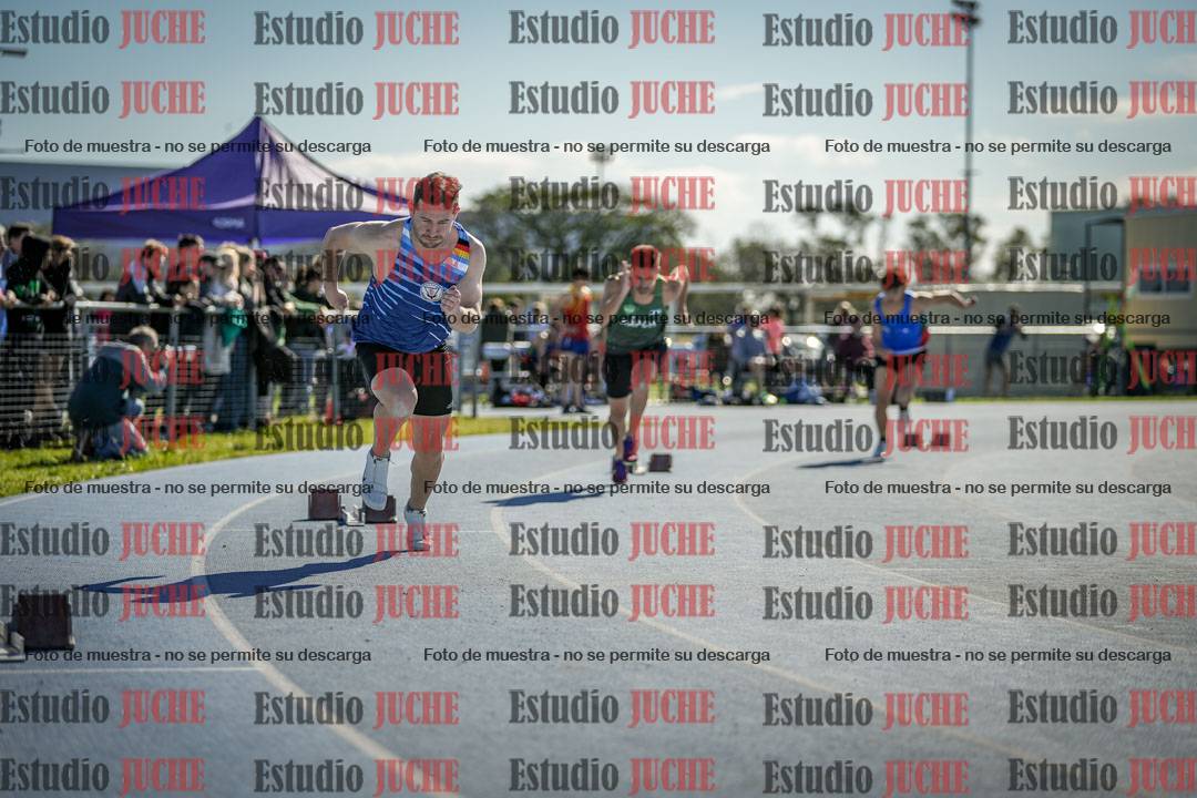 Fotos de los 400 m llanos de varones