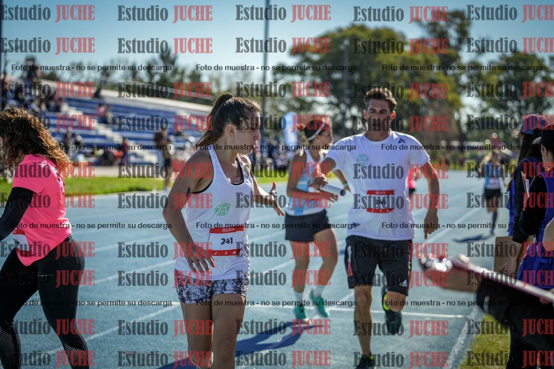 Fotos durante los relevos