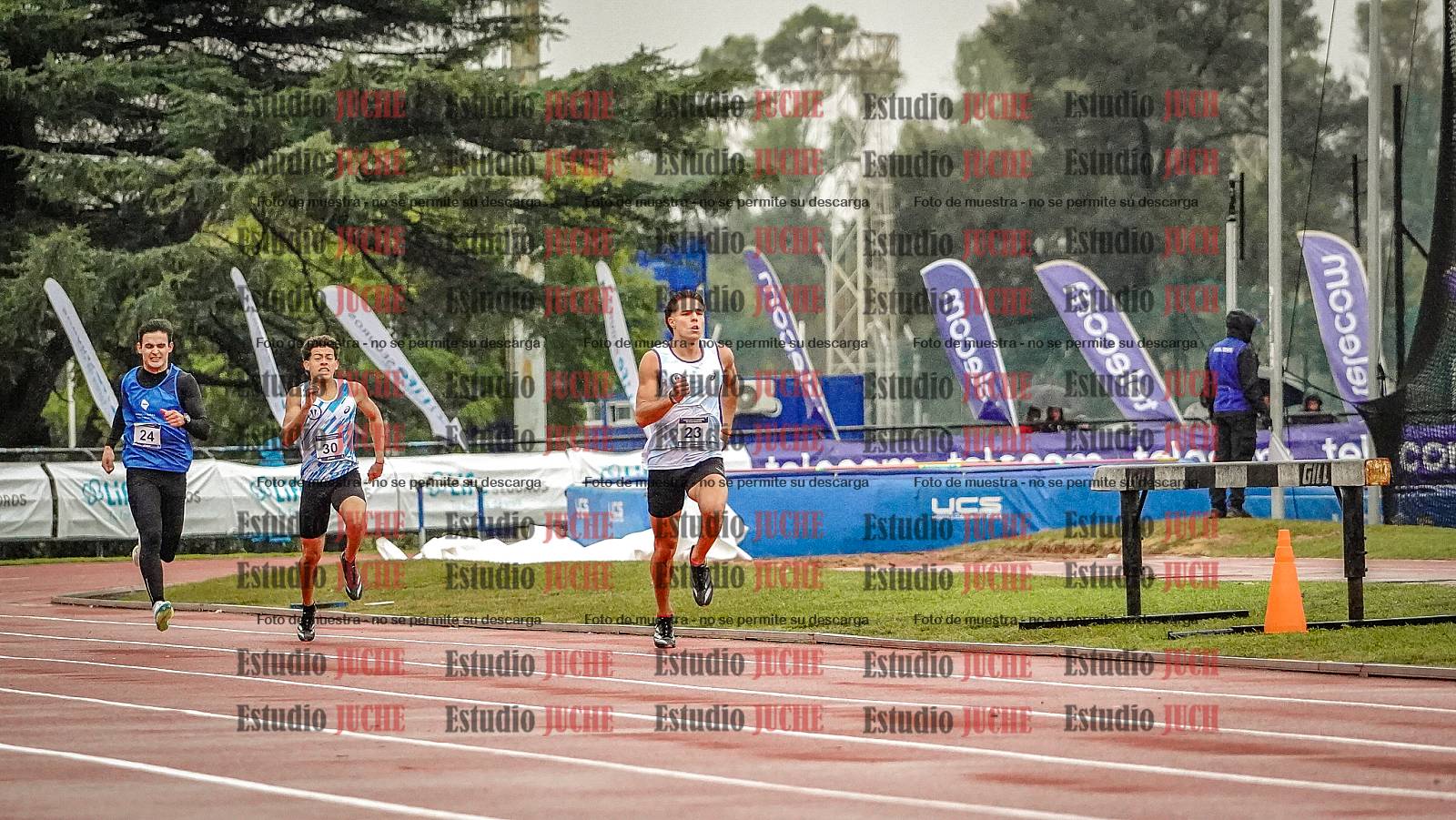 Fotos de los 400 m de varones
