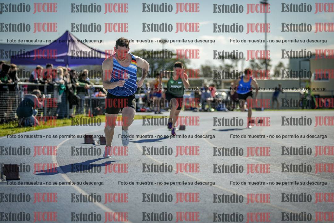 Fotos de los 400 m llanos de varones