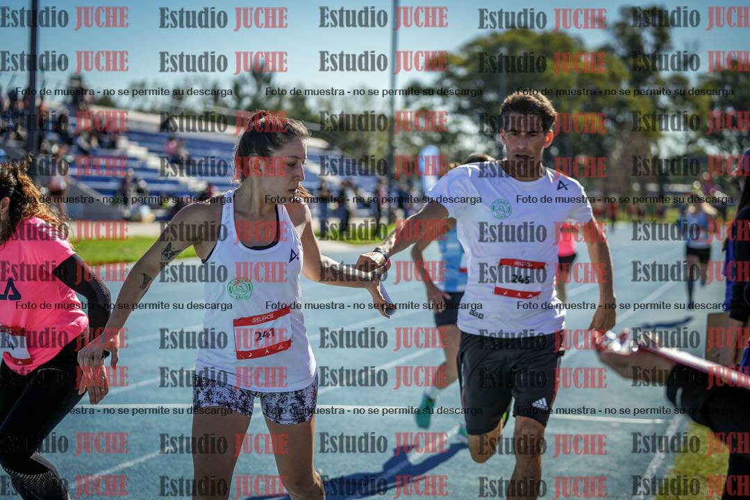 Fotos durante los relevos