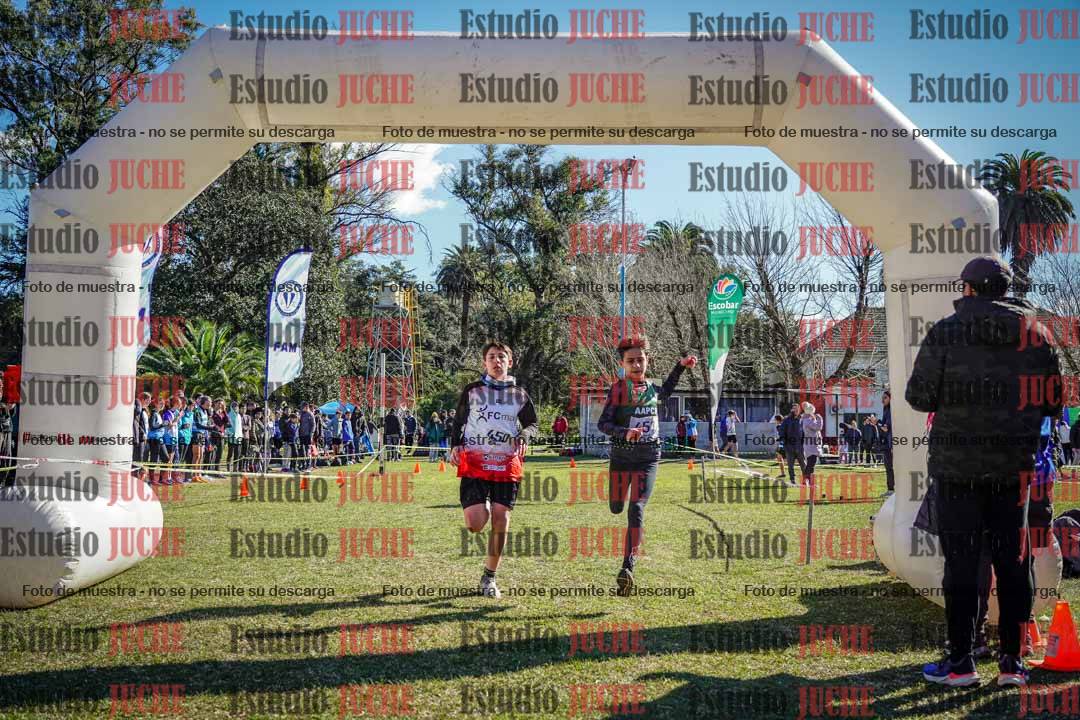Fotos de la llegada del cross de 2000 m
