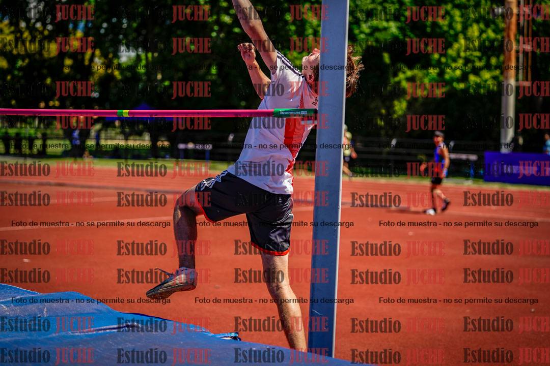 Fotos del salto en alto de varones