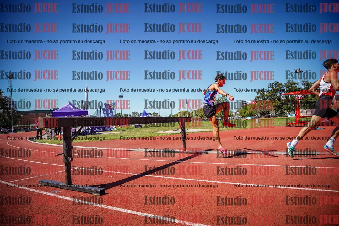 Fotos de los 3000 m con obstáculos de varones