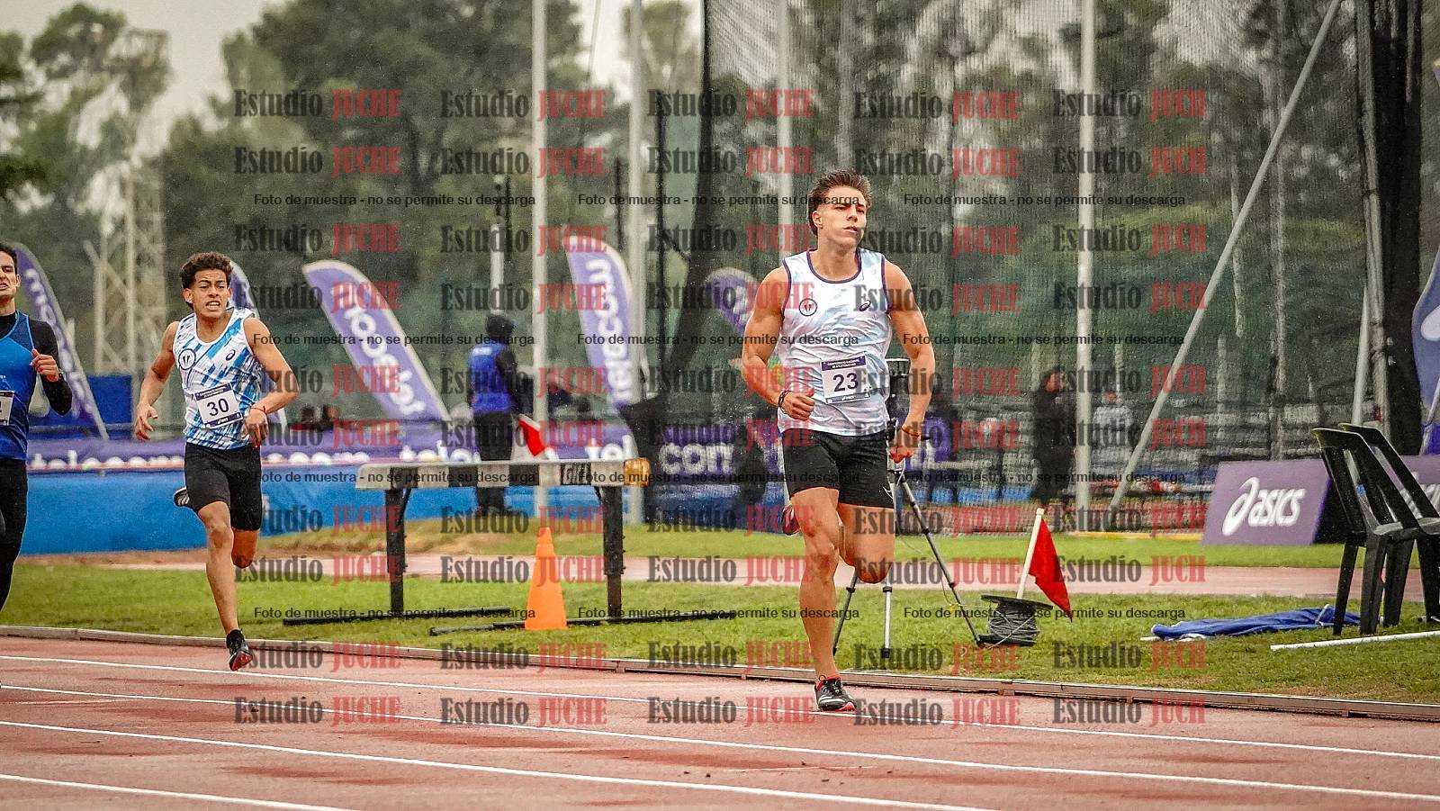 Fotos de los 400 m de varones