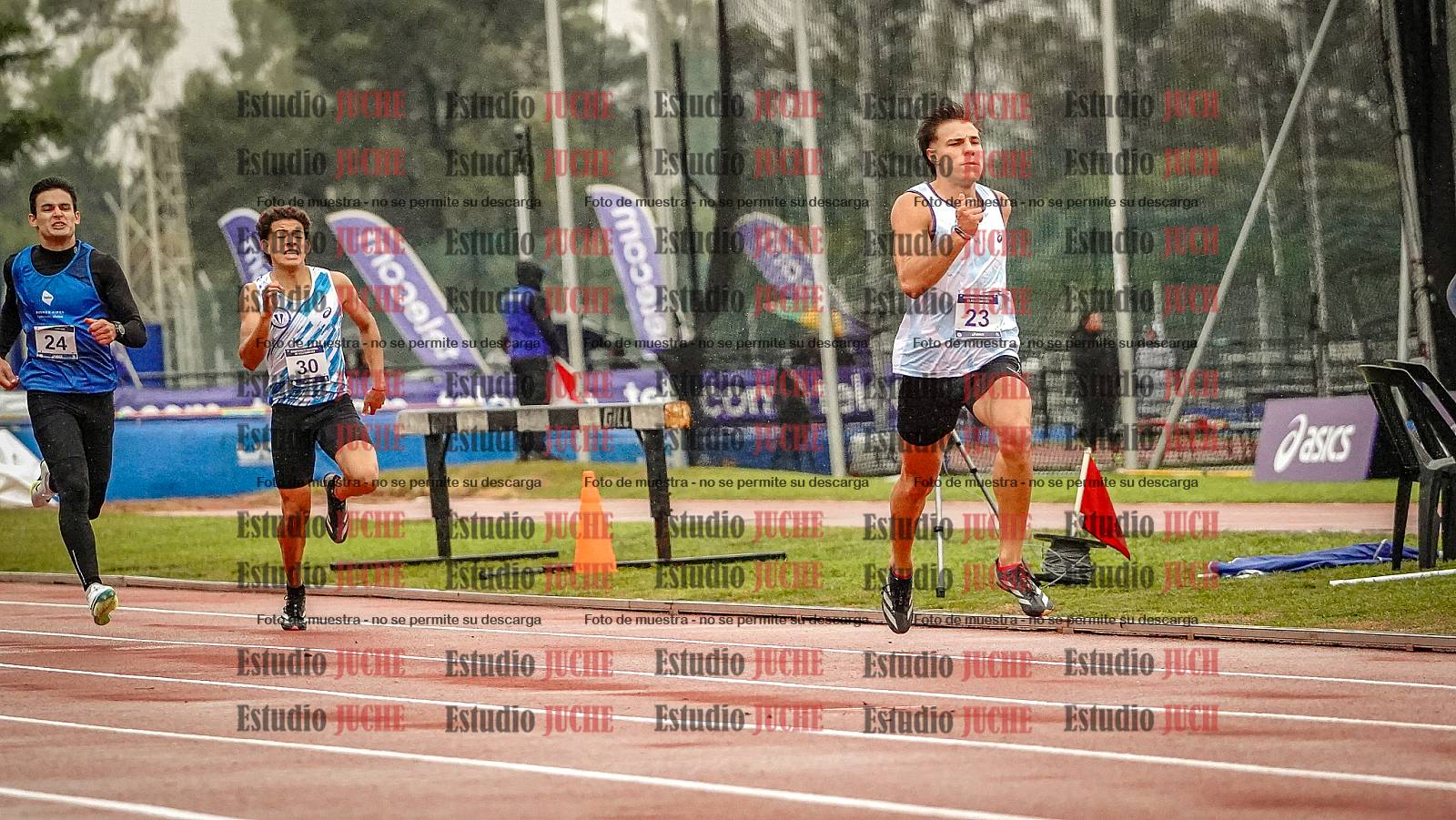 Fotos de los 400 m de varones
