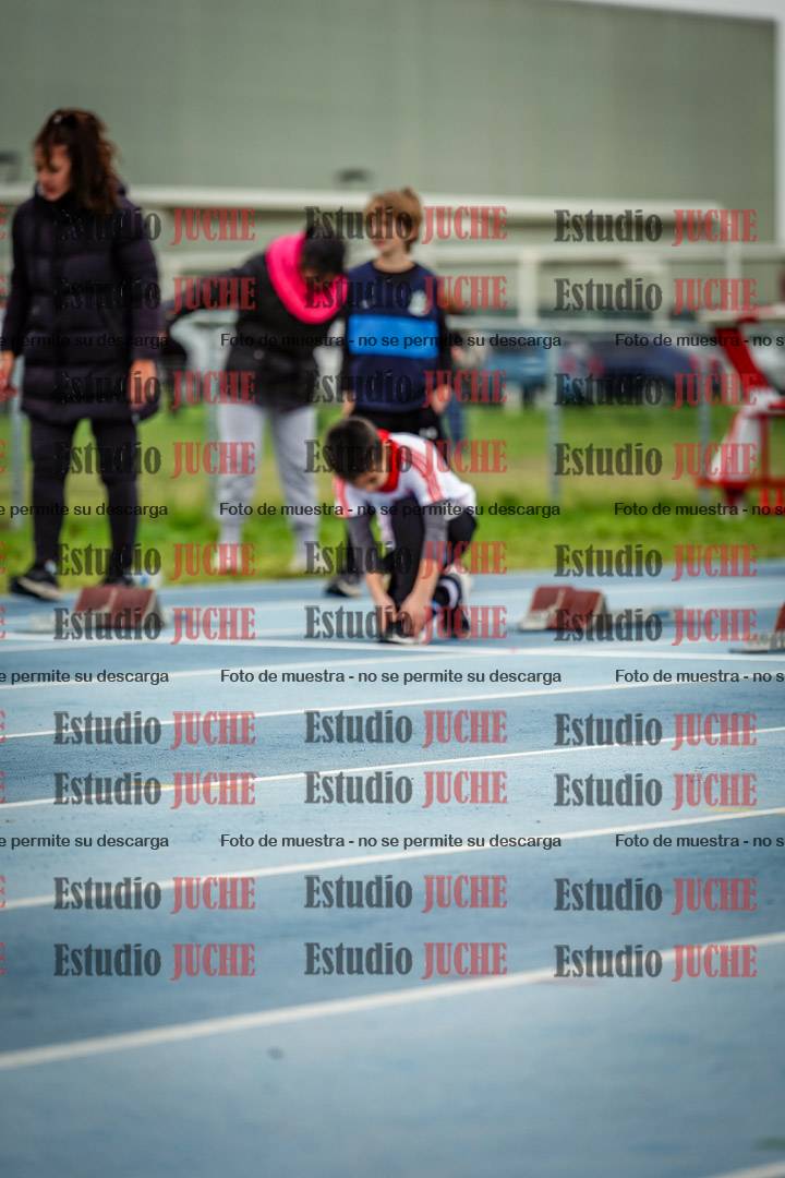 Fotos de los 50 m llanos de varones - U12