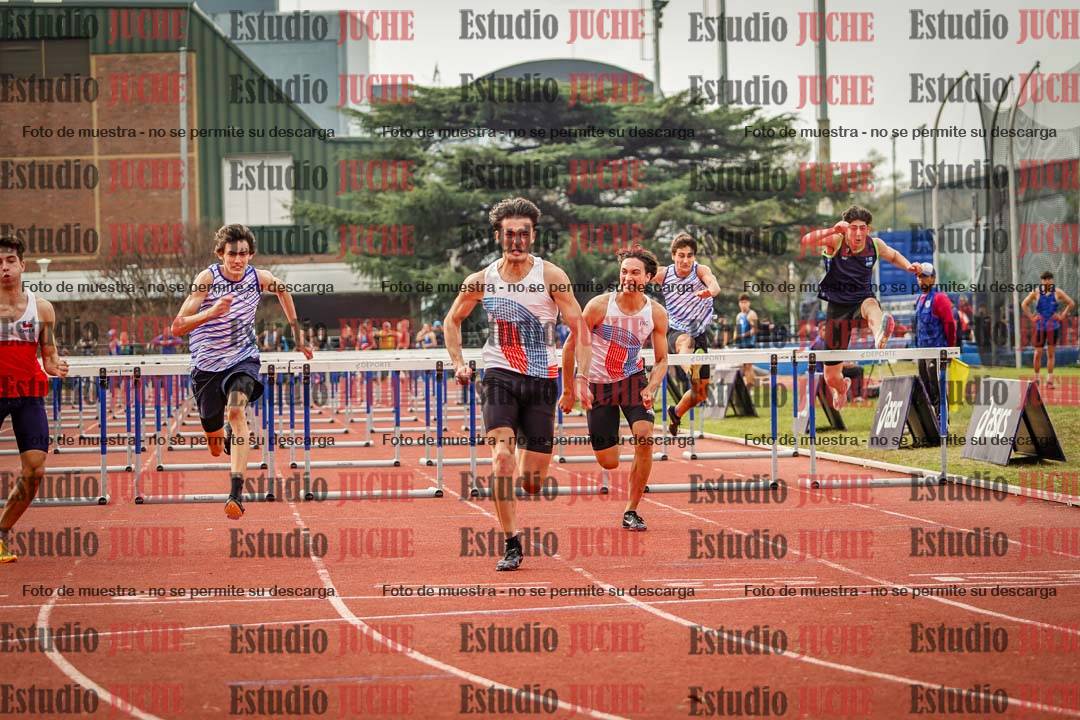 Fotos de los 110 m con vallas de varones - FINAL