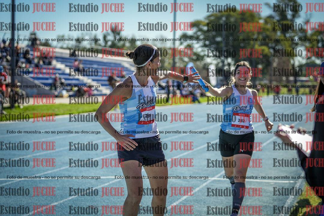 Fotos durante los relevos