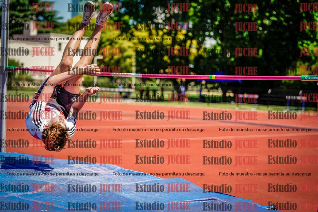 Fotos del salto en alto de varones