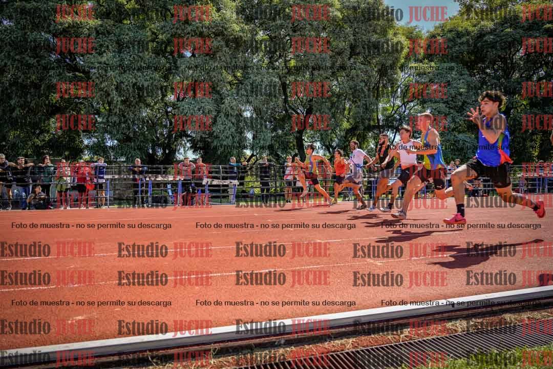 Fotos de los 100 m de varones