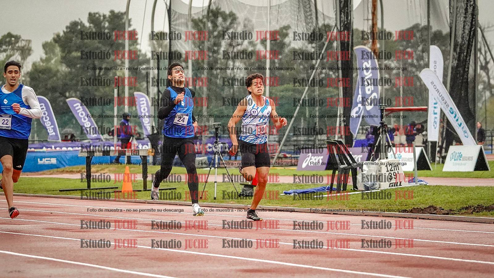 Fotos de los 400 m de varones