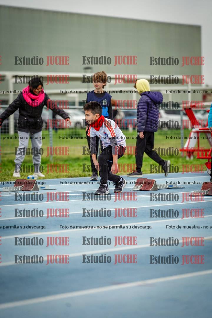 Fotos de los 50 m llanos de varones - U12