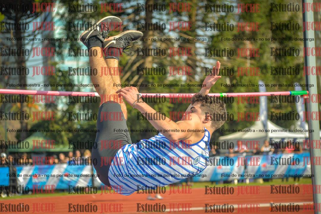 Fotos del salto en alto de varones