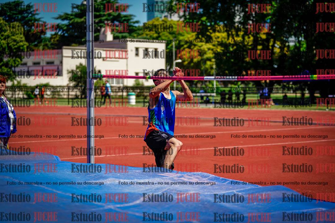 Fotos del salto en alto de varones