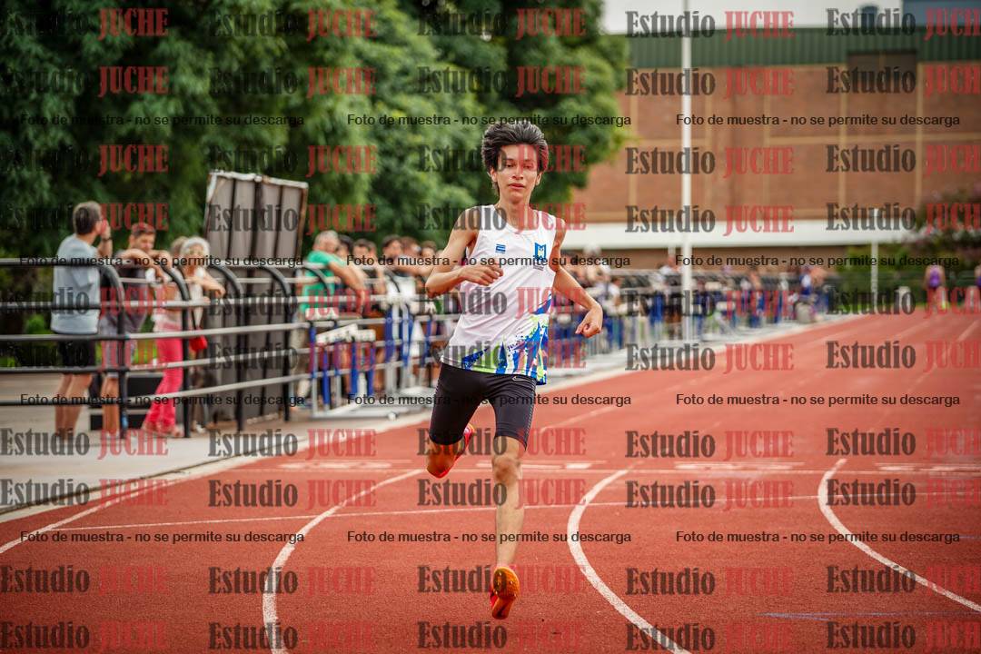 Fotos de los 100 m llanos de varones