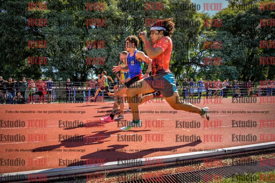 Fotos de los 100 m de varones
