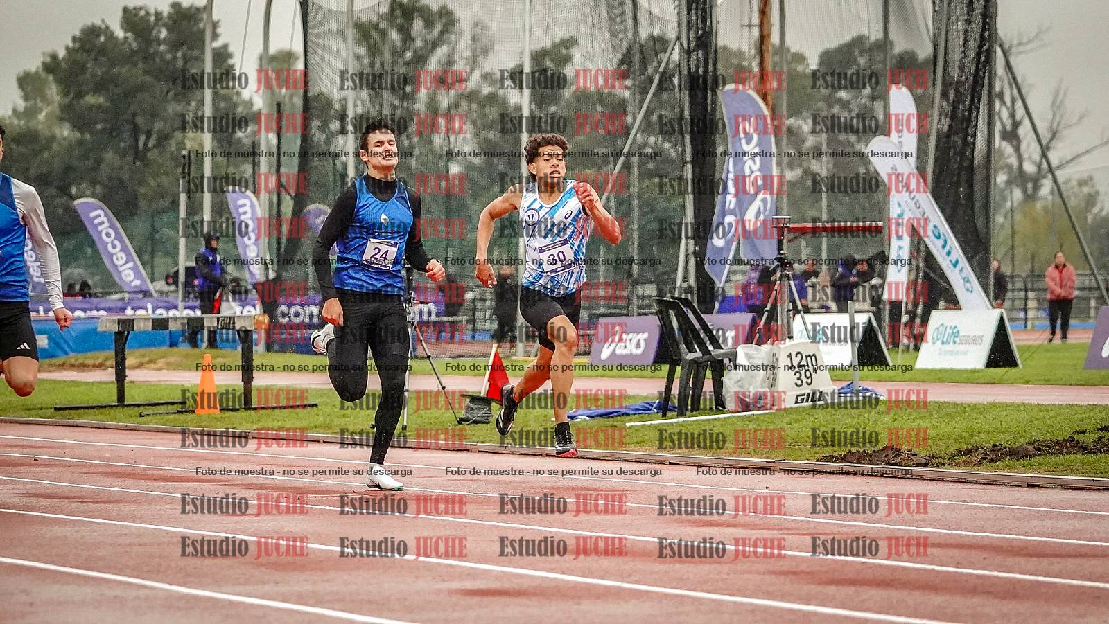Fotos de los 400 m de varones