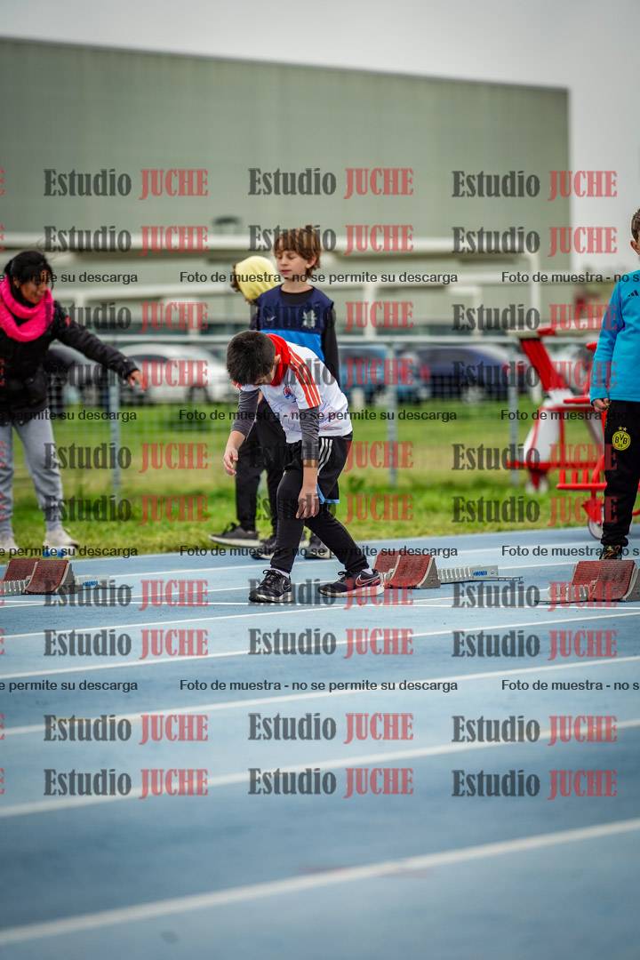 Fotos de los 50 m llanos de varones - U12