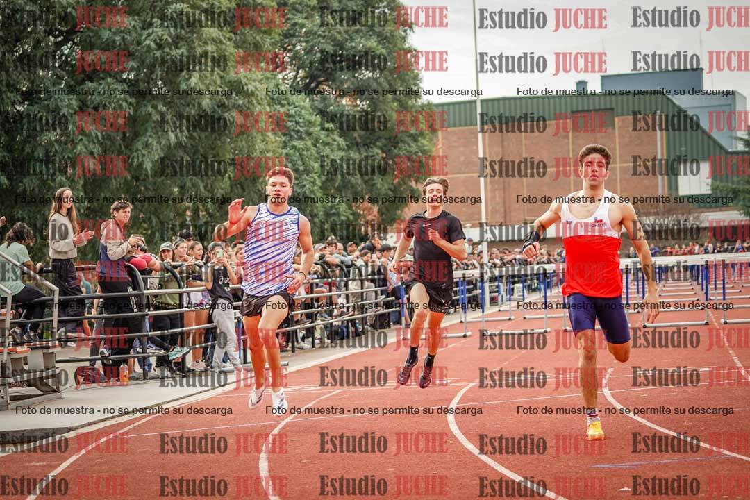 Fotos de los 110 m con vallas de varones - FINAL
