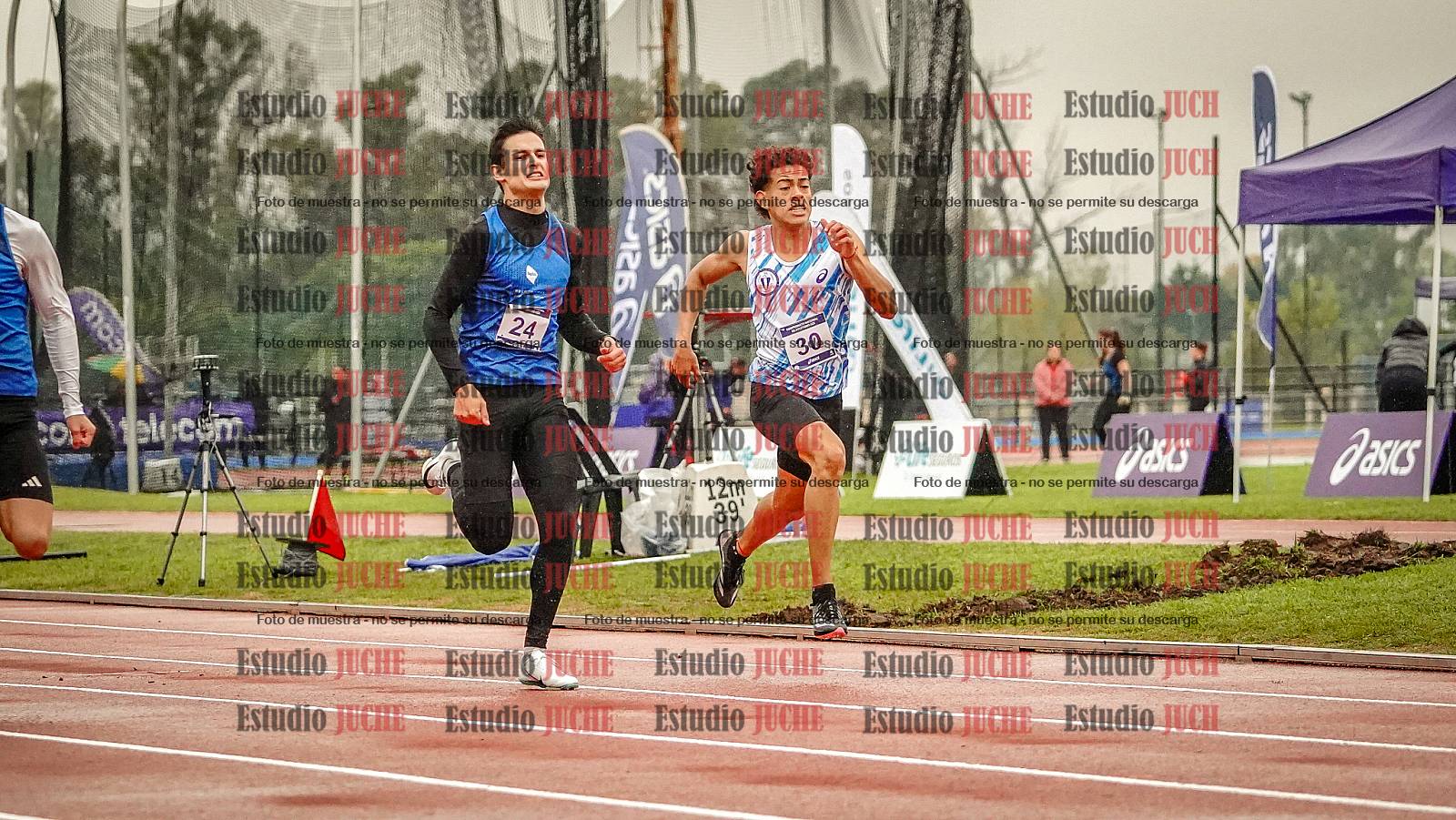 Fotos de los 400 m de varones