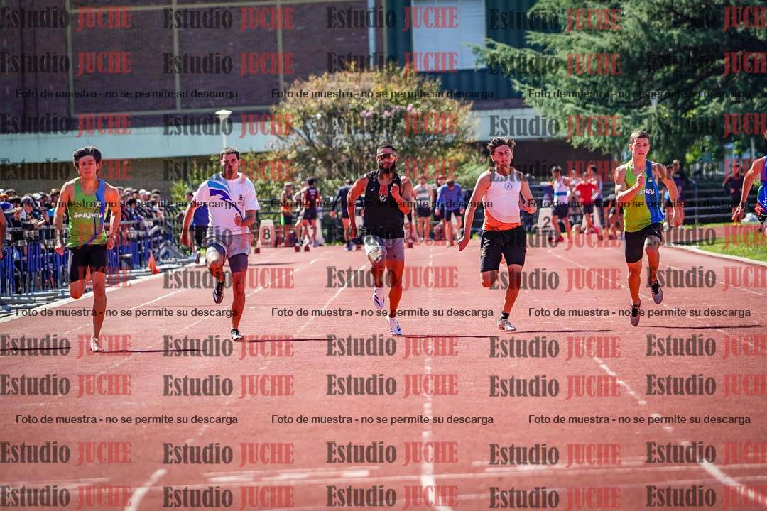 Fotos de los 100 m de varones