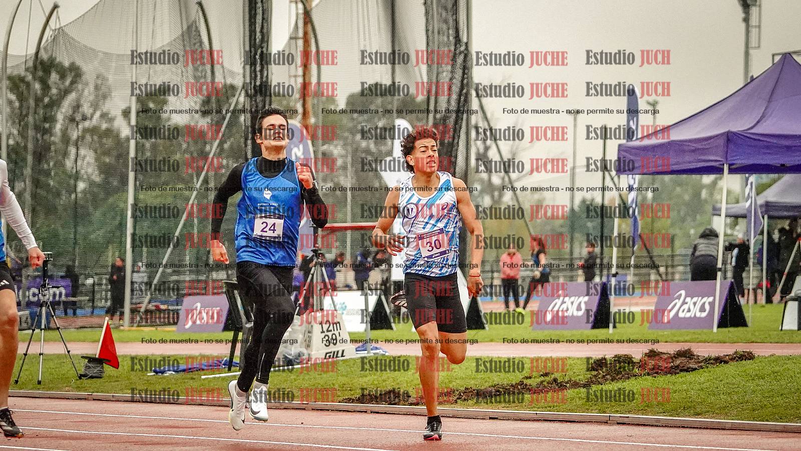 Fotos de los 400 m de varones
