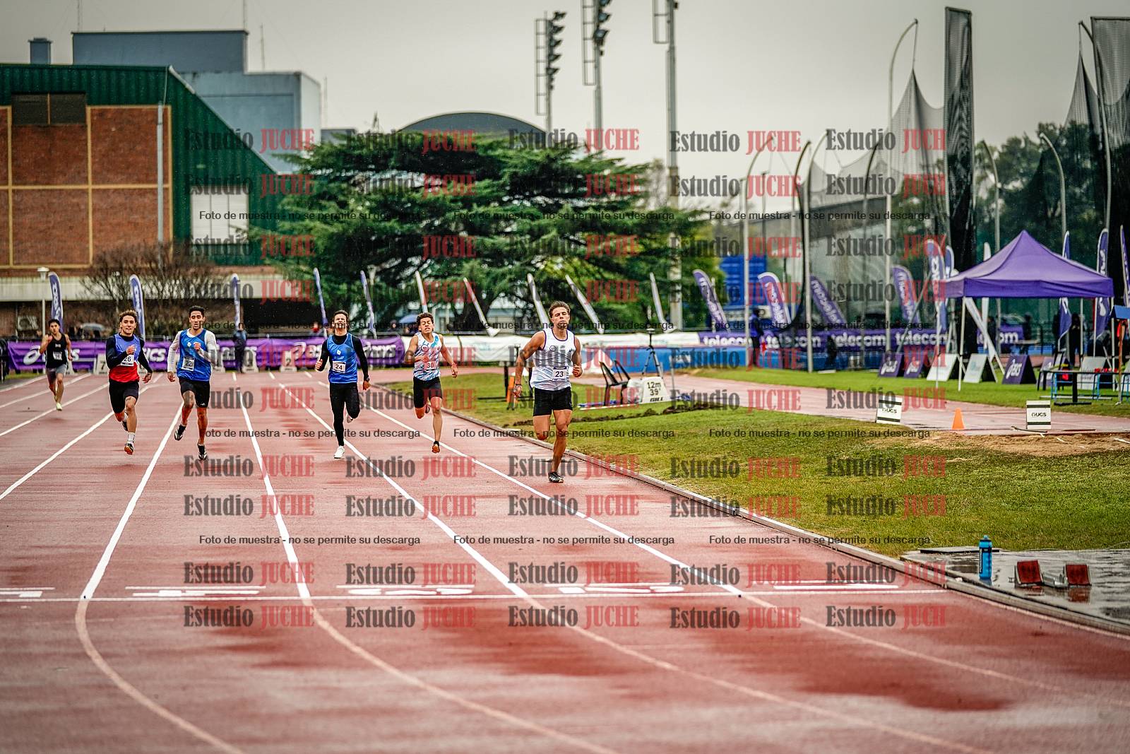 Fotos de los 400 m de varones