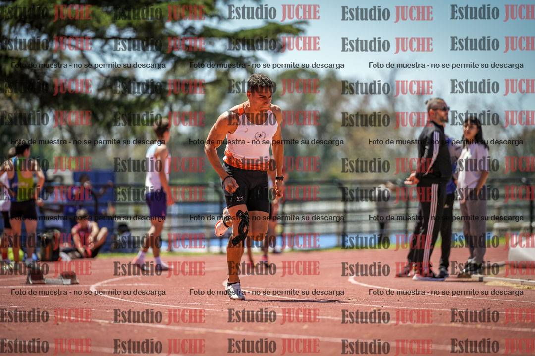 Fotos de los 100 m llanos de varones