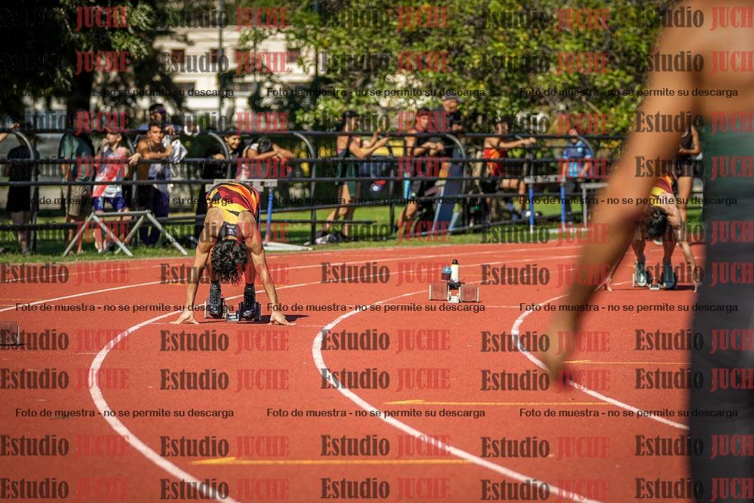 Fotos de los 200 m llanos de varones