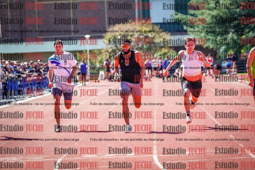 Fotos de los 100 m de varones
