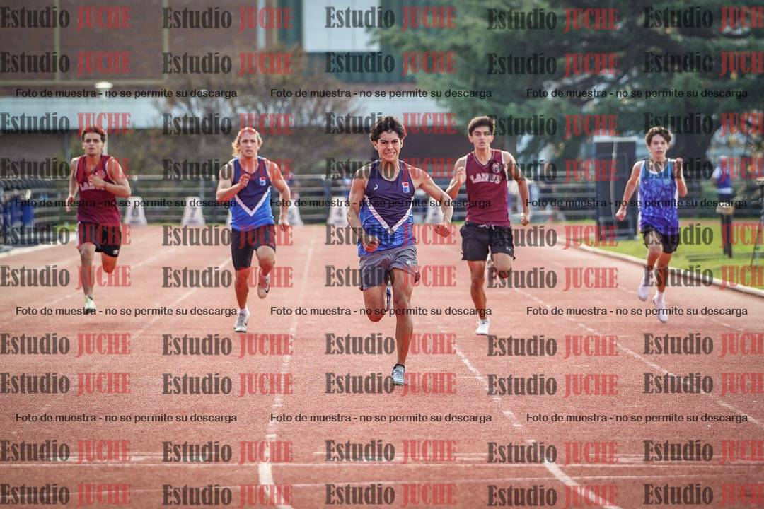 Fotos de los 200 m llanos de varones