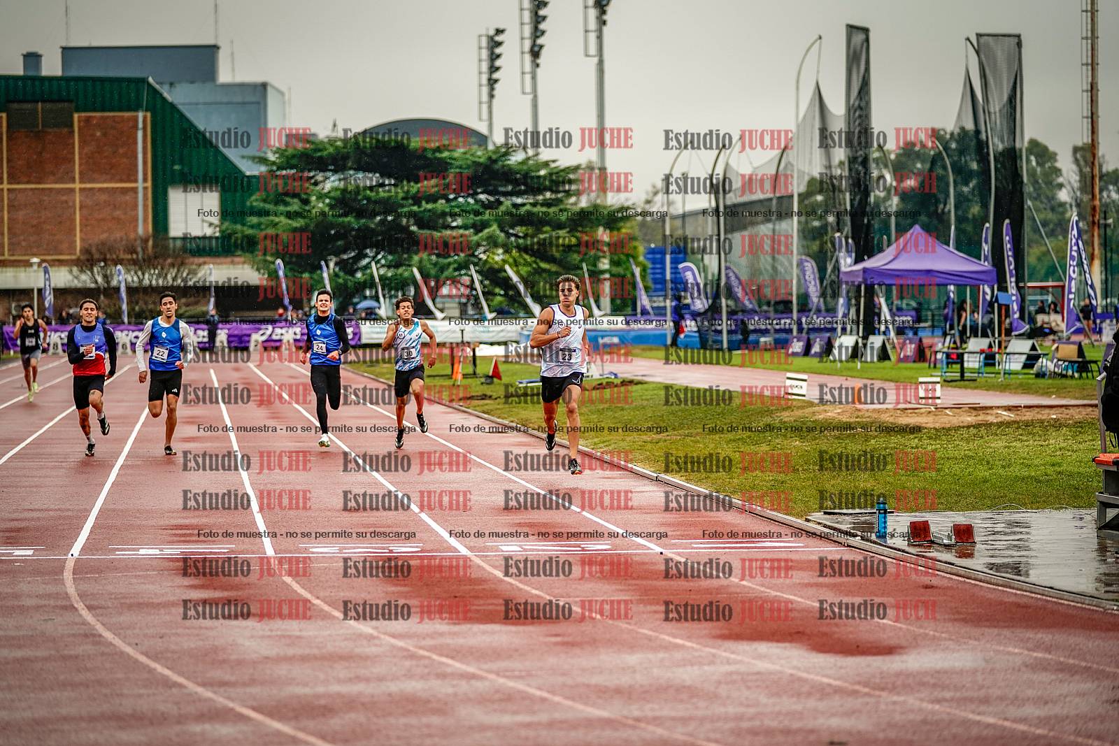 Fotos de los 400 m de varones