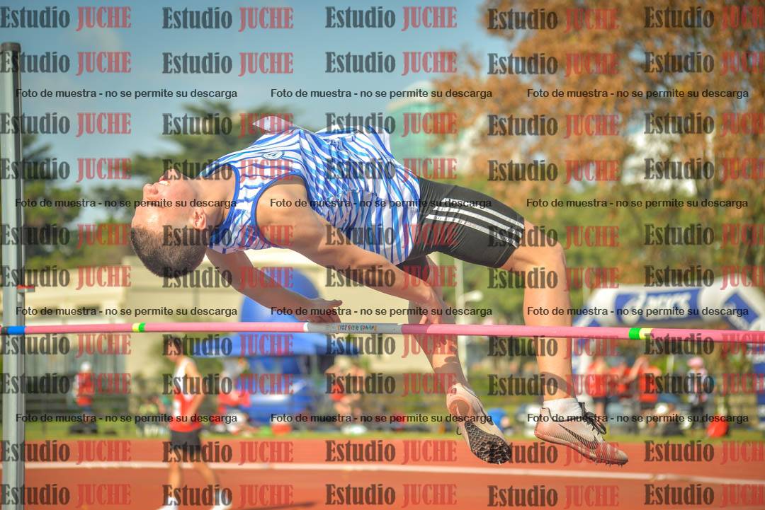 Fotos del salto en alto de varones