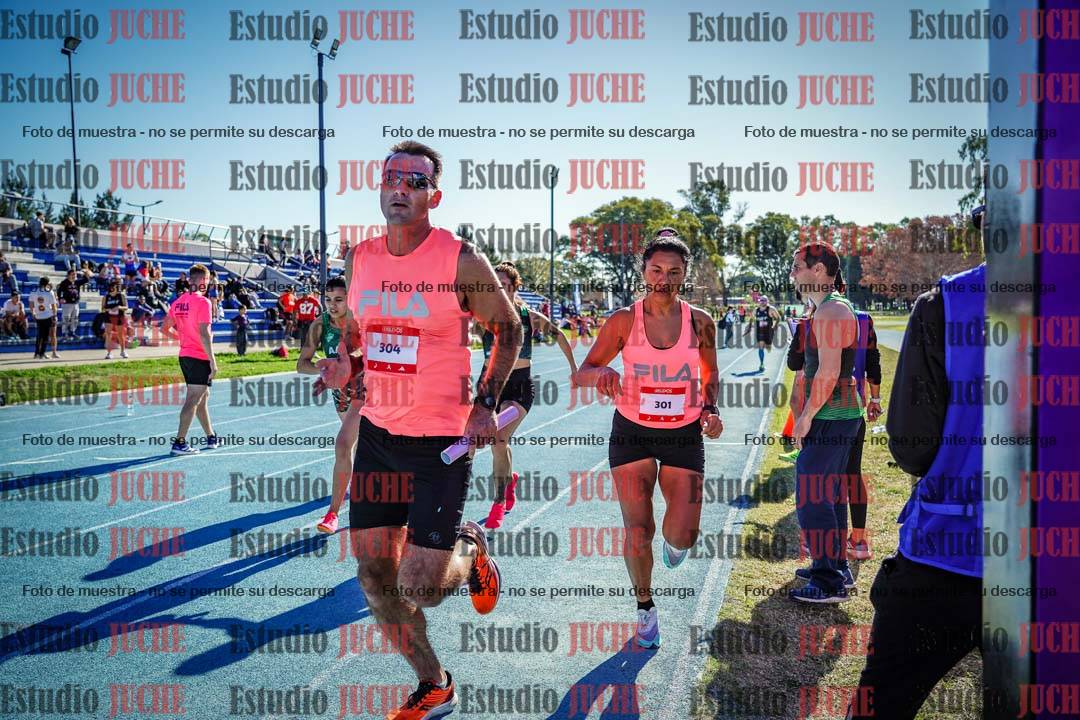 Fotos durante los relevos