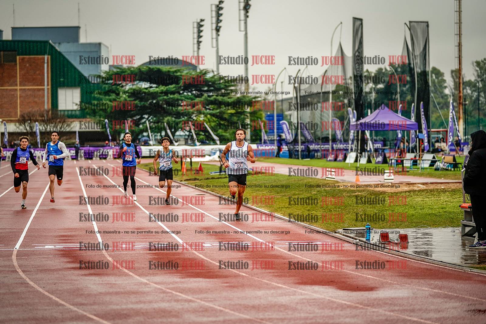 Fotos de los 400 m de varones