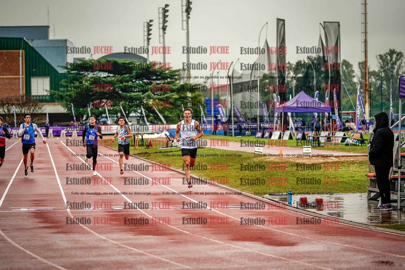 Fotos de los 400 m de varones
