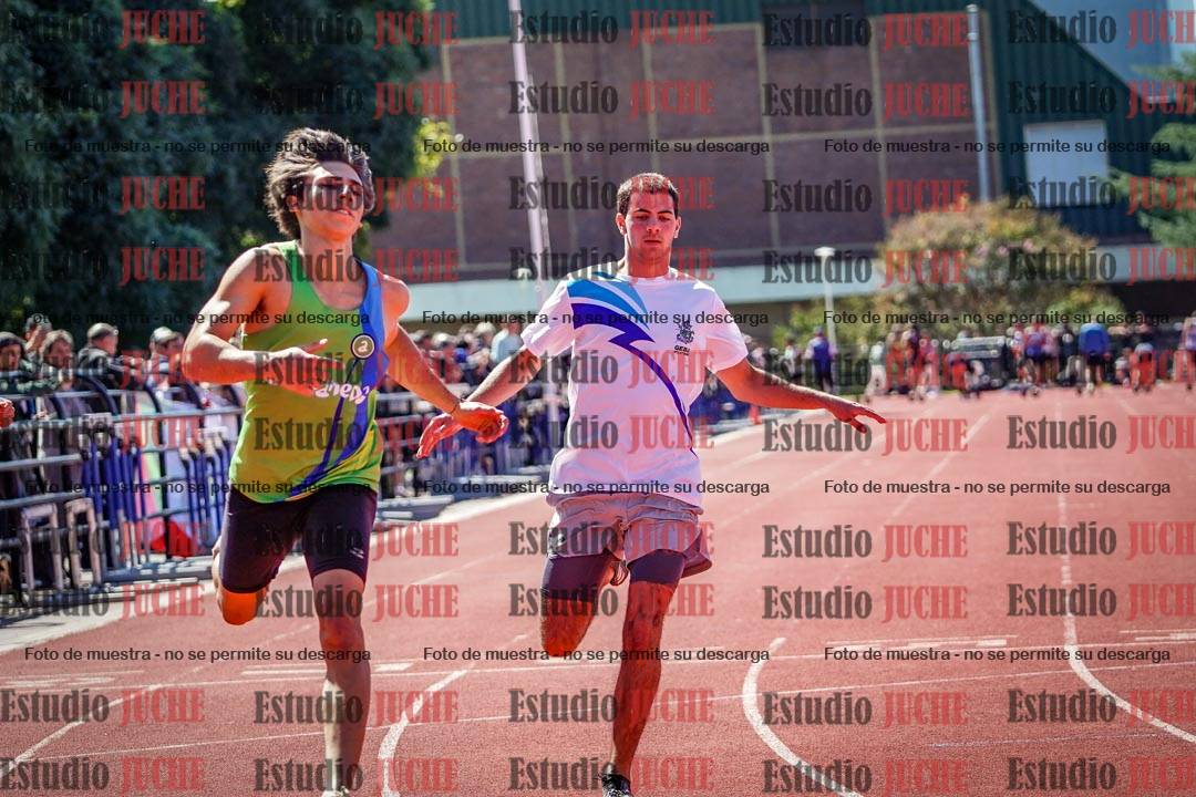 Fotos de los 100 m de varones