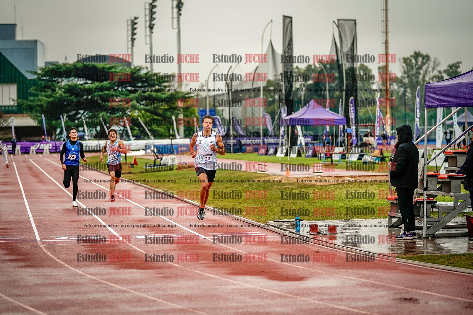 Fotos de los 400 m de varones