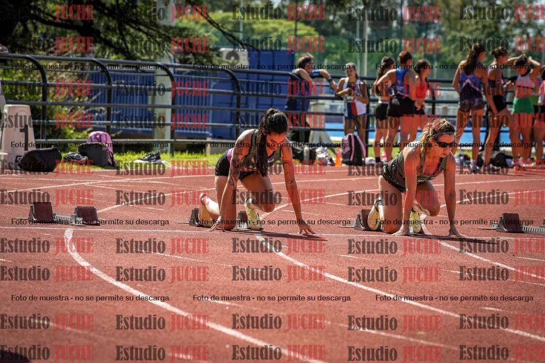 Fotos de los 100 m llanos de mujeres